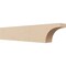 Ekena Millwork 4in. W x 6in. H x 32in. L Huntington Woodgrain TimberThane Rafter Tail, Primed Tan RFTUR04X06X32HUNRCPR - alternate 1
